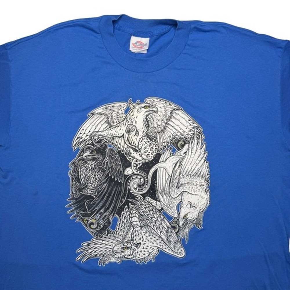 Vintage gryphon wheel mythology design by Sandra SanTara shirt